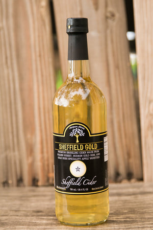 Sheffield Gold Sparkling Apple Cider - Non-alcoholic